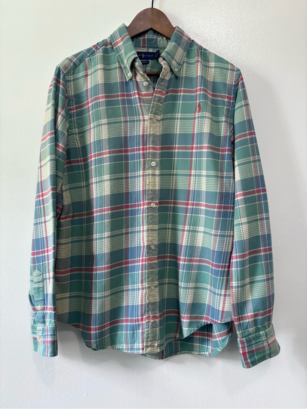 Ralph Lauren Georgia Cotton Twill Plaid Button-Down Shirt - Women’s